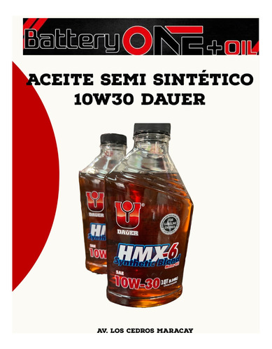 Aceite Dauer Semisintetico 10w-30