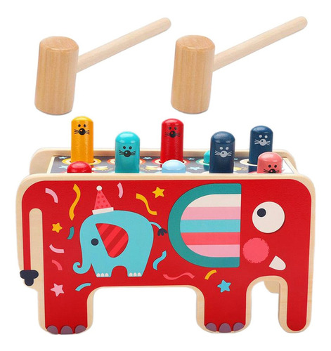 Banco De Martillos Y Bate Montessori Beat Toys Set