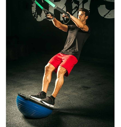 Imagen 4 de 10 de Semi Esfera Bosu Bozu Fitness 50cm Propiocepción Equilibrio