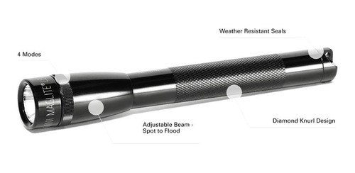 Imagen 3 de 10 de Linterna Led Maglite Mini 97 Lumen Colores 2aa Estuche Sp22.