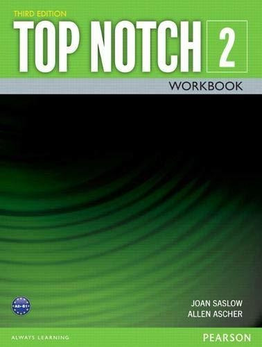 Libro Top Notch 2. Workbook / 3 Ed. Nuevo