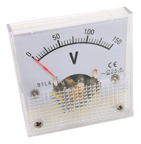 Panel Medidor De Aguja De Voltios Analgico Cuadrado Ac 0-150