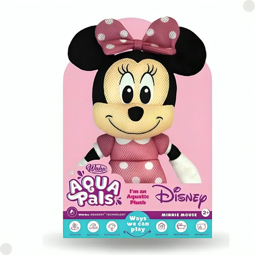 Kit Pelúcias Disney Acqua Pals Mickey E Minnie 40cm - Fun