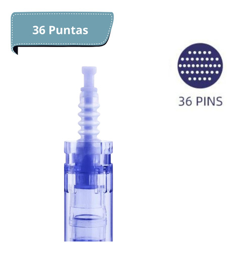 50 Cartucho Derma Pluma Pen Microagujas A1 A6 N2 E30 M5 M7