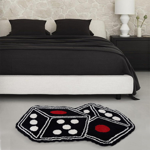 Alfombrilla De Baño Para Dados R Game, Absorbente Y Antidesl