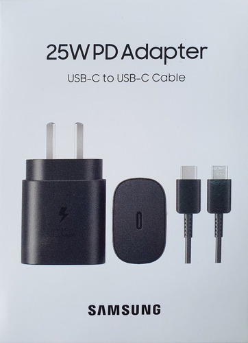 Imagen 4 de 4 de Cargador Samsung Rapido 25w Galaxy A52 A72 A71 S20fe S21 S20