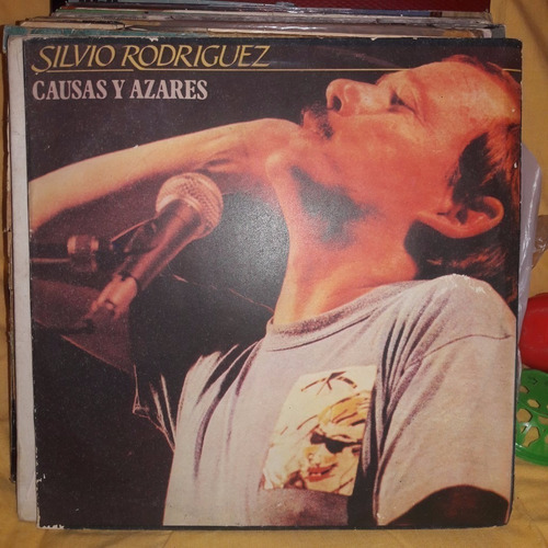 Vinilo Silvio Rodriguez Causas Y Azares 2 Discos M1