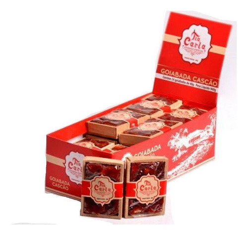 Doce de goiabada Doces sem TACC em caixa 500 g 24 un pacote x 5