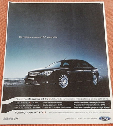 Ford Mondeo St Tdci Publicidad