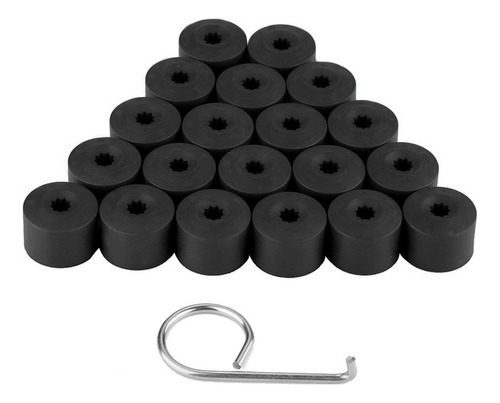 20 Tapas 17mm Protección De Tornillos For Coche Buje Rueda