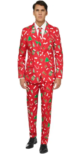 Traje Navide o Elegante Feliz Navidad Noche Buena Cuotas sin inter s