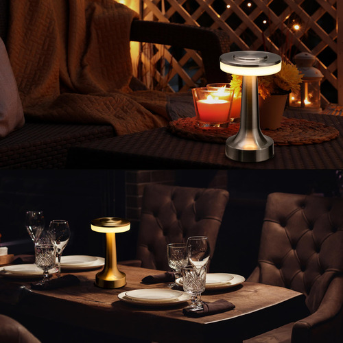 ..lámpara De Mesa Led Portátil Con Sensor Táctil, Brillo De
