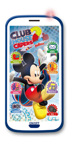 Imagen 1 de 2 de Mickey Celular 3d Ditoys Disney
