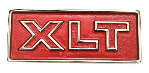 Emblema Xlt Camioneta Clasica Ford Antigua Metal Xlt