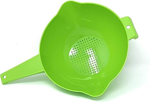 Colador Tupperware 2 Cuartos Con Manija En Verde