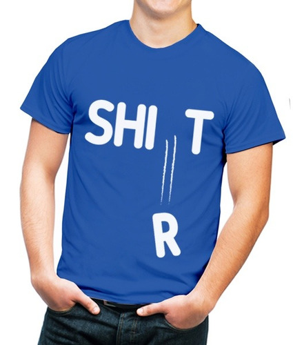 Playera Hombre Con Diseño Shirt Shi*t Varias Tallas