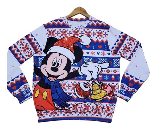 Sudadera Navideña Ugly Sweater Mickey Disney