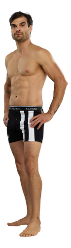Boxer Largo Hombre Algodón Licra Alfani Suave, Comodo 2078