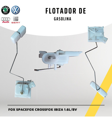Flotador De Gasolina Vw Fox Polo Ibiza Spacefox Crossfox 