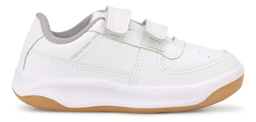 Zapatillas Urbanas Topper Boris Kid Abrojo Velcro Blanco