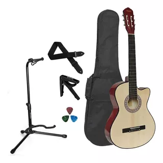 Pack Guitarra Acustica Con Cuerdas De Nylon