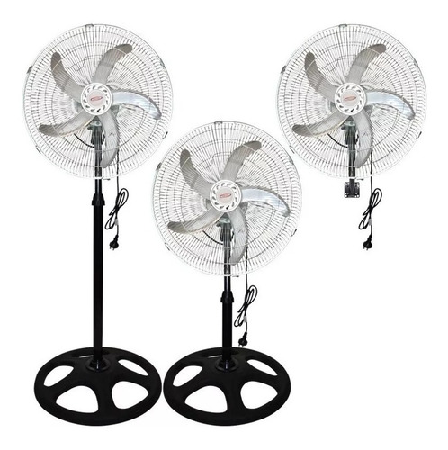 Ventilador 3 En 1 Embassy 18  - Pie - Pared - Turbo - 70w