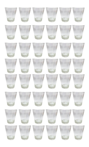 Imagen 1 de 10 de Vaso Whisky Vidrio Ilhabela Durax Coctel Trago 350 Ml X 48 U