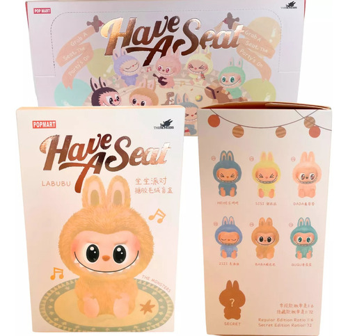Blind Box Labubu The Monster Have A Seat Pop Mart