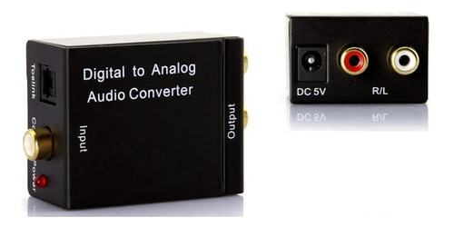 Convertidor Audio Digital Óptico A Análogo Sacar Audio De Tv