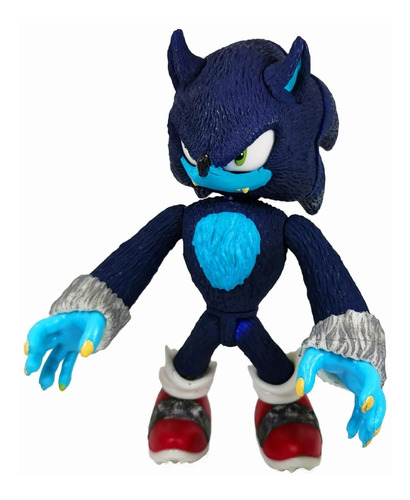 Muñeco Sonic Lobo Wolf Unleashed X Figura Articulable 25cm