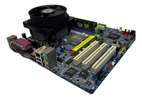 Placa Mãe Gigabyte Ga-8s661fxm-775 Azul-marinho