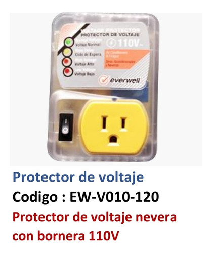 Protector Aire Acondicionado 220v De Enchufe Everwell 