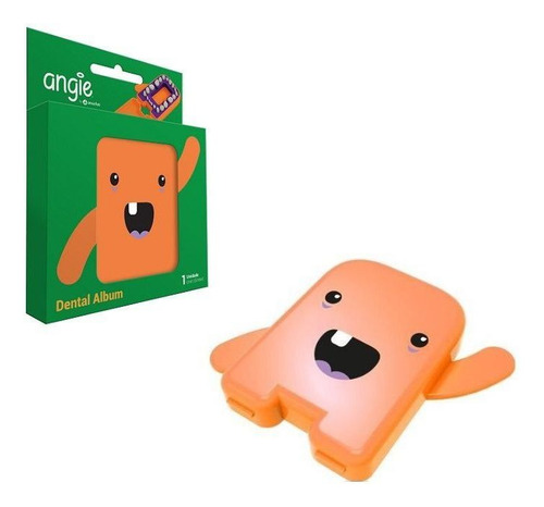 Imagem 2 de 2 de Porta Dente De Leite - Laranja - Angie By Angelus