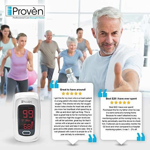 Oximetro De Pulso Saturador Oxigeno Sangre Proven