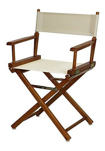 Casual Home 18 Directors Chair Honey Oak Frame Con Lienzo De