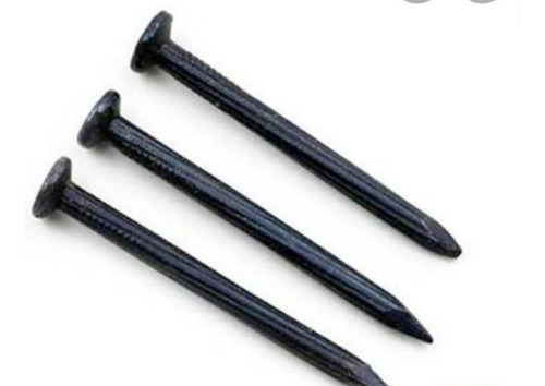 Clavo Para Concreto 3 Pulgadas, Negro Caja 1 Kg