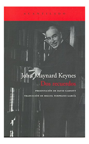 Libro Dos Recuerdos De Keynes John