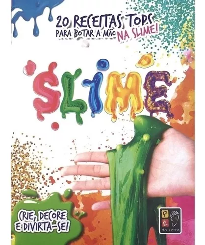 Livro 20 Receitas Tops Para Fazer Slime