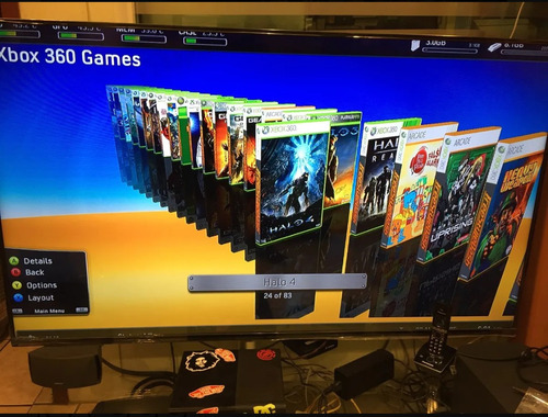 Xbox 360 Con 80 Juegos Descargados En Disco Duro 