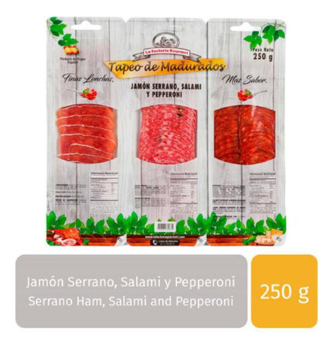 Jamón Serr, Salami Y Pepperoni - g