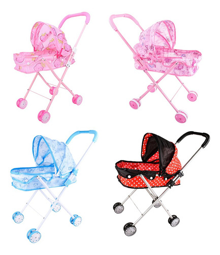 Carrito De Muñecas Blue Simulation