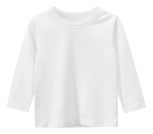 Pack De 3 Camisetas Blancas Para Niñ@s( 100% Algodón)