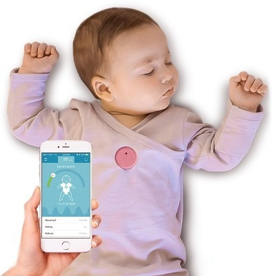 Monitor Bebe Botón Sensor De Respiración Para Celular Monbab
