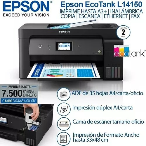 Impresora Epson L14150 Ideal Candy Bar.  A3+  Wifi + Regalo