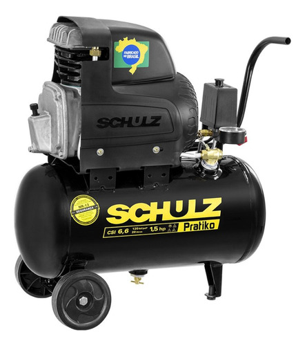 Compressor De Ar 20l 8,6 Csi6,6 Pratiko 220v Schulz