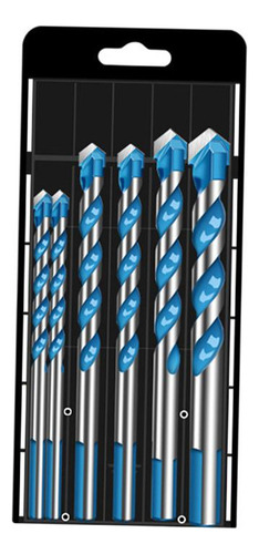 Juego De Brocas Multiusos Para Baldosas, 6 6 8 8 10 12 Mm