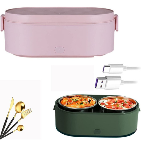 Electric Heater Usb Charging Container Lunch Box