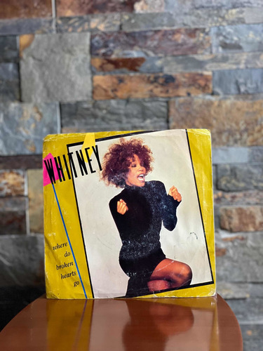 Vinilo 7 Whitney Houston - Where Do Broken Hearts Go