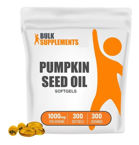 Bulk Supplements | Pumpkin Seed Oil  | 1000mg | 300 Softgels