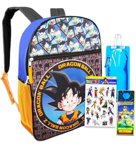 Action Comics Dragon Ball Z Mochila Niños Paquete Con Dragon